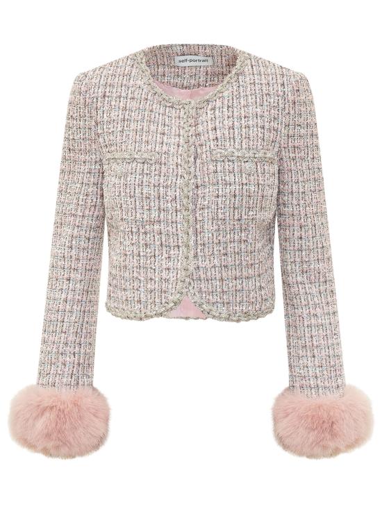 25FW 셀프 포트레이트 수트 자켓 AW25098JP PINK