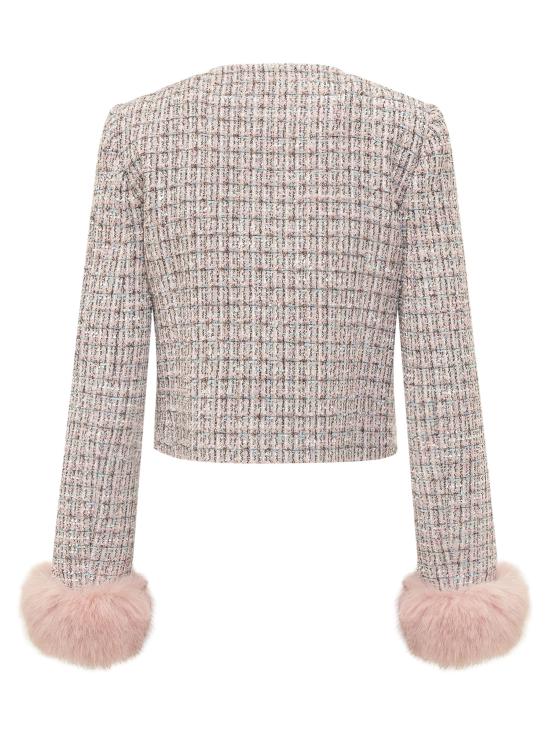 25FW 셀프 포트레이트 수트 자켓 AW25098JP PINK - SELF PORTRAIT