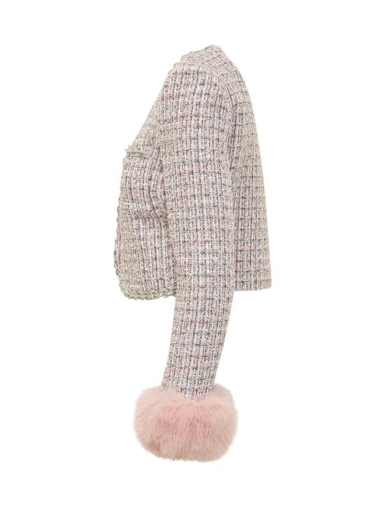 25FW 셀프 포트레이트 수트 자켓 AW25098JP PINK - SELF PORTRAIT