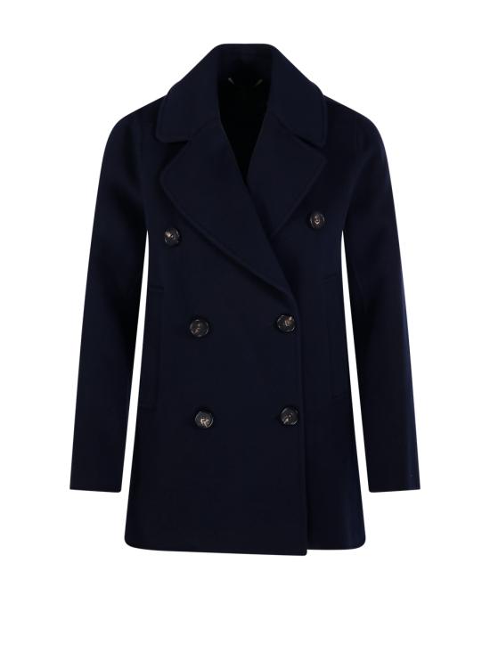 25FW 에스막스마라 CABAN 카반 더블 브레스티드 울 피코트  2529086011600 081 BLU NOTTE