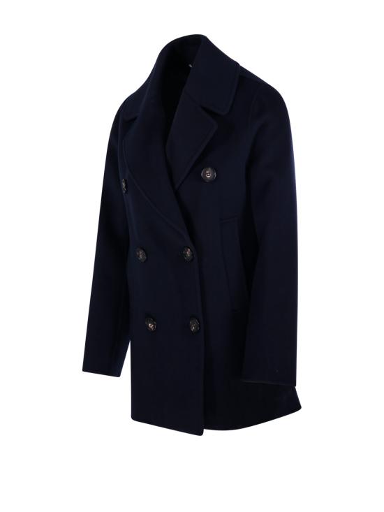 25FW 에스막스마라 CABAN 카반 더블 브레스티드 울 피코트  2529086011600 081 BLU NOTTE - 'S MAX MARA