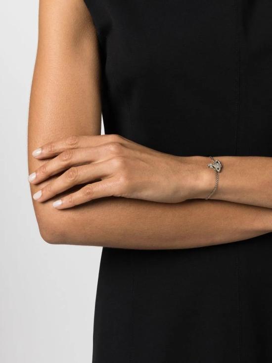 25FW 비비안웨스트우드 주얼리 6102005402P116CN PLATINUM CRYSTAL DOM - VIVIENNE WESTWOOD