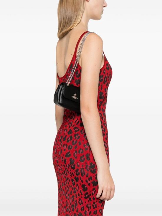 25FW 비비안웨스트우드 숄더백 5C01000CWS000DN403 BLACK DOM - VIVIENNE WESTWOOD