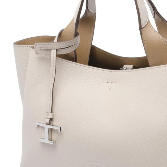 25FW 토즈 미니 토트백 XBWAPAFL100QRI9O22 WHITE BEIGE DOM - TODS