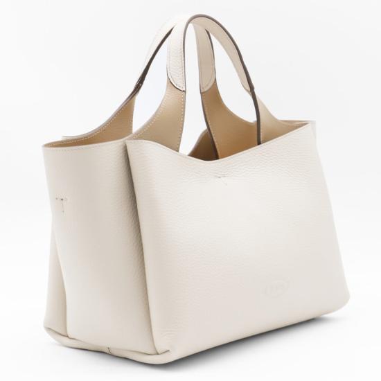 25FW 토즈 미니 토트백 XBWAPAFL100QRI9O22 WHITE BEIGE DOM - TODS