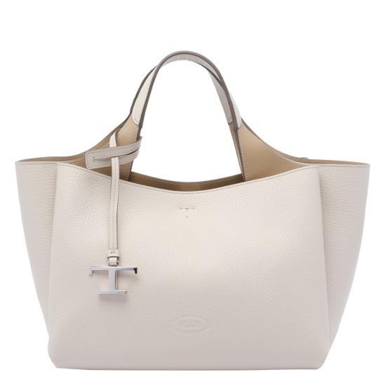 25FW 토즈 미니 토트백 XBWAPAFL100QRI9O22 WHITE BEIGE DOM