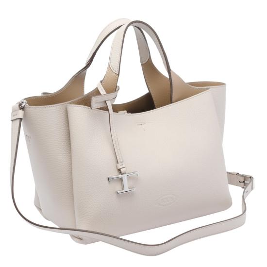 25FW 토즈 미니 토트백 XBWAPAFL100QRI9O22 WHITE BEIGE DOM - TODS