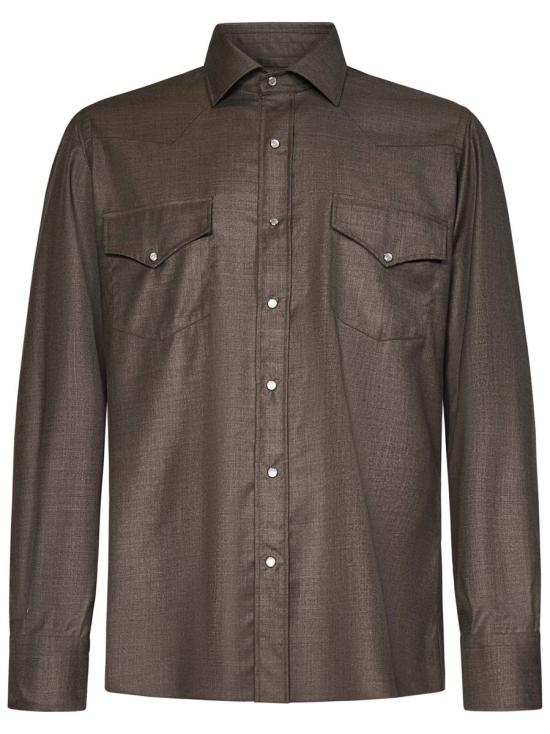 25FW 프랜지스 콜렉션 긴팔 셔츠 321850FANGO BROWN