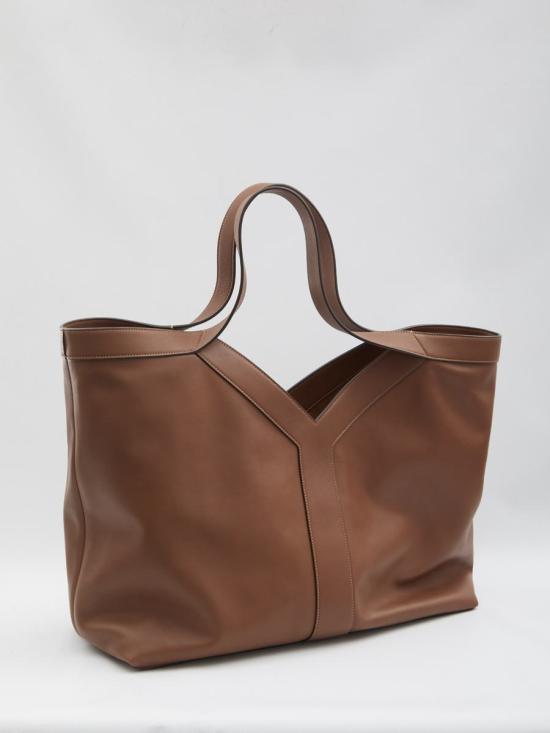 25FW 생로랑 토트백 7621587 820672 AAEC3 6359 BROWN - SAINT LAURENT