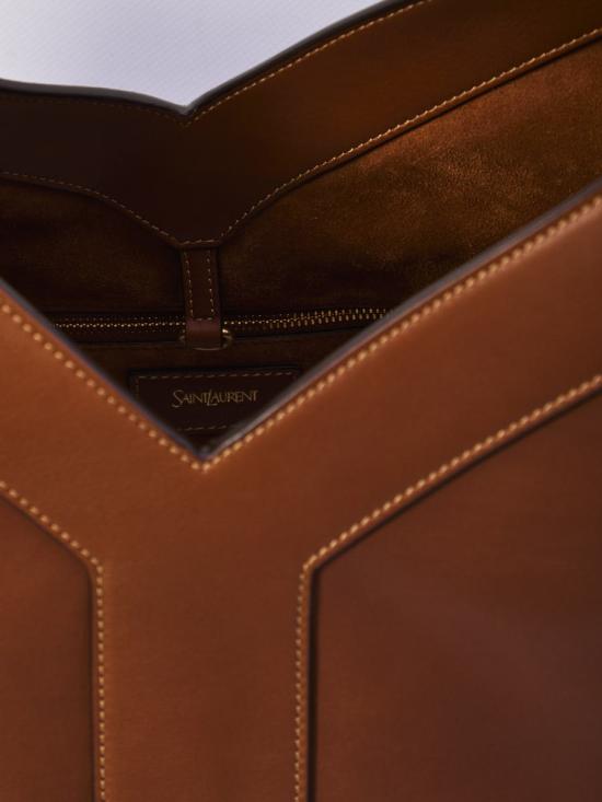 25FW 생로랑 토트백 7621587 820672 AAEC3 6359 BROWN - SAINT LAURENT