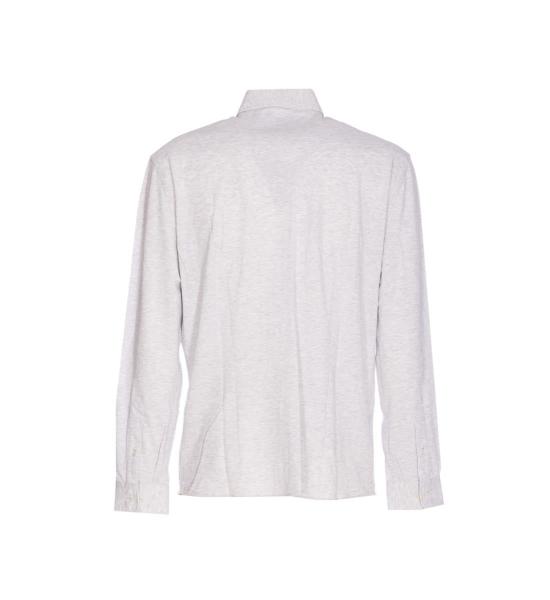 25FW 브루넬로 쿠치넬리 긴팔 셔츠 ME8546666C3657 GREY - BRUNELLO CUCINELLI