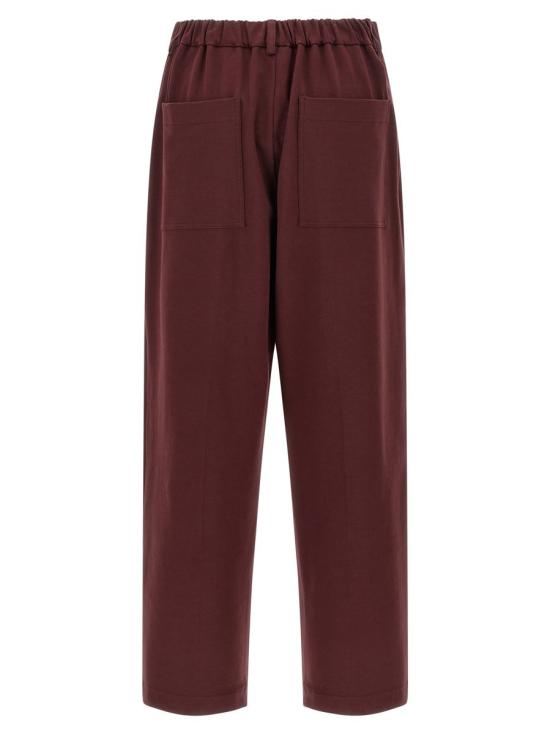 25FW 브루넬로 쿠치넬리 스트레이트 팬츠 MP827SN799C7235 Red - BRUNELLO CUCINELLI