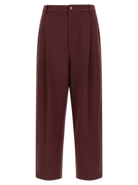 25FW 브루넬로 쿠치넬리 스트레이트 팬츠 MP827SN799C7235 Red