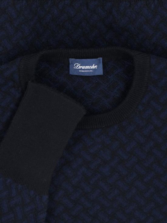 25FW 드루모어 스웨터 D2K103RB65 BLUE - DRUMOHR