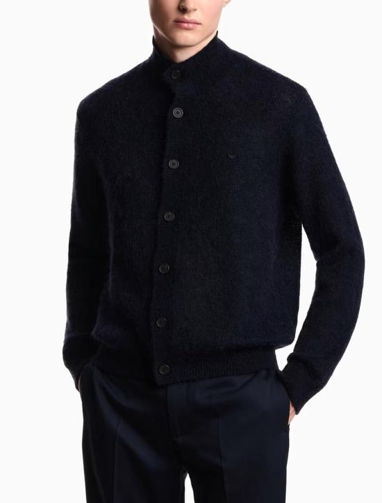 25FW 엠포리오 아르마니 가디건 EM003460AF19442UB118 ICONICO 0920 BLU NAVY EA - EMPORIO ARMANI