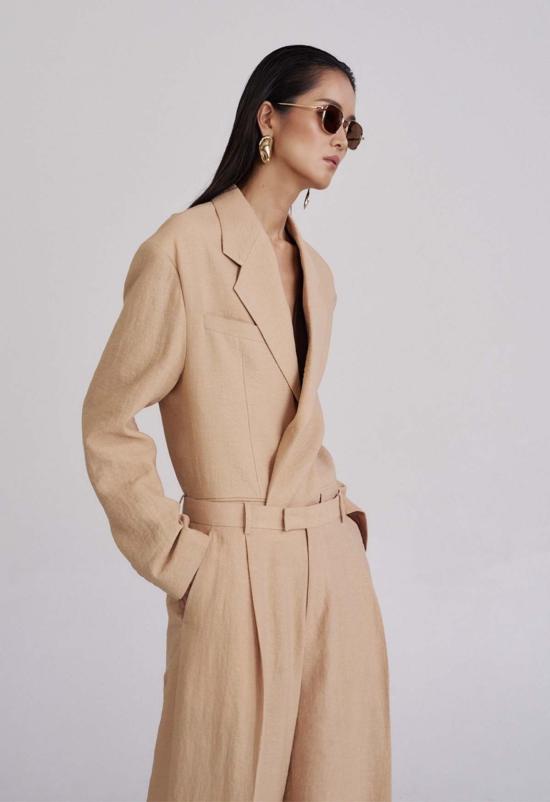  더 엔케이씨 스토어 수트 자켓 Nkc 스토어 리넨 블레이저 탄 - The NKC Store