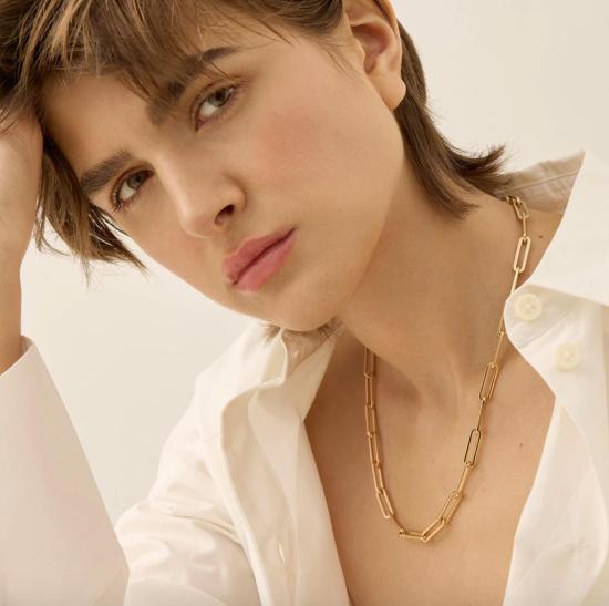  제니 버드 목걸이/팬던트 앤디 슬림 체인 골드