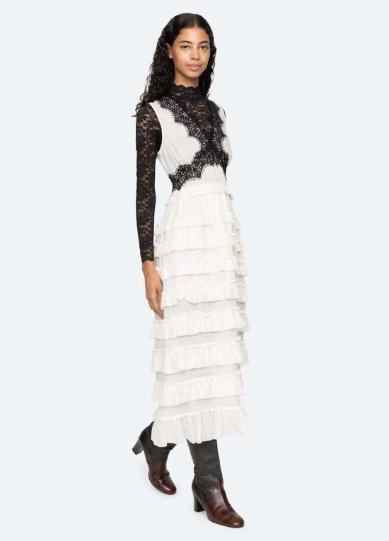  씨뉴욕 바디수트 티셔츠 AW25 408WEB BLACK - SEA NY