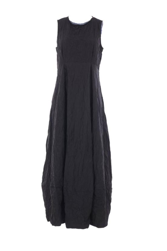 25FW 마리아 칼데라라 롱 원피스 U526WK9 Black