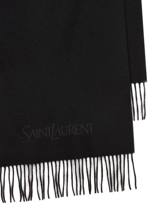 25FW 생로랑 머플러/스카프 7489593Y2011060 AI25 Black - SAINT LAURENT