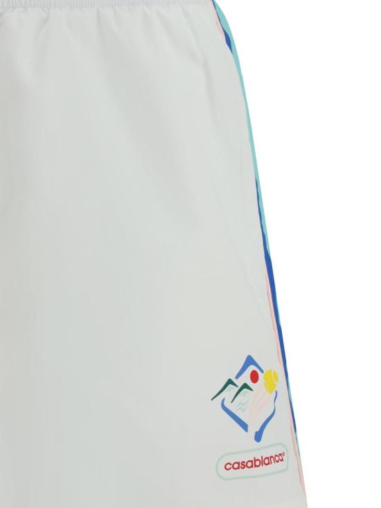 25FW 카사블랑카 숏팬츠 MPF25TR02901 CASASPORTI MULTICOLOUR - CASABLANCA