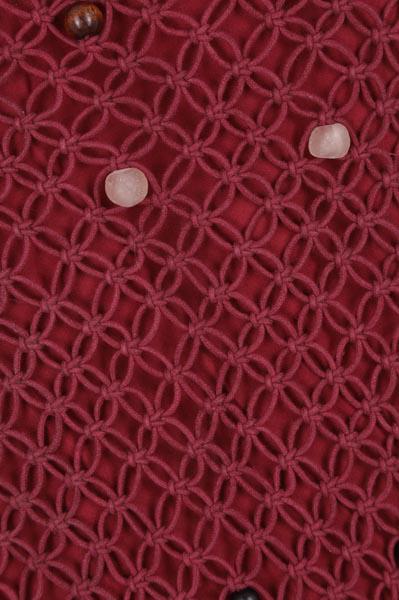  웨일즈보너 원피스 WS23DR07CO16350 OXBLOOD - WALES BONNER