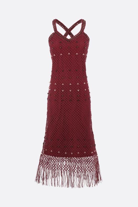  웨일즈보너 원피스 WS23DR07CO16350 OXBLOOD