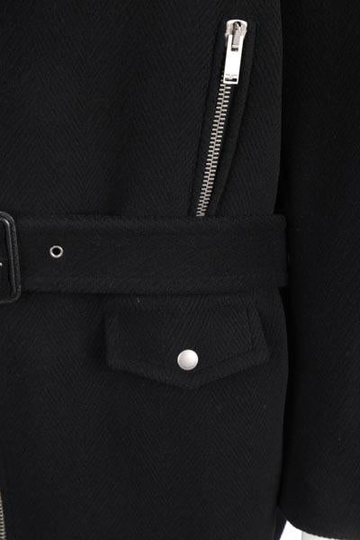  생로랑 코트 704005Y5F271000 Black - SAINT LAURENT