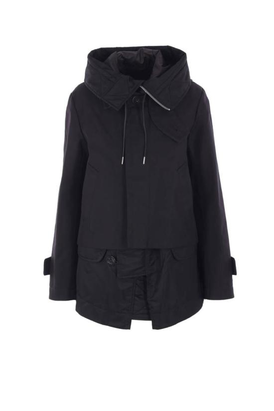 25FW 사카이 케이프 2508025001 Black