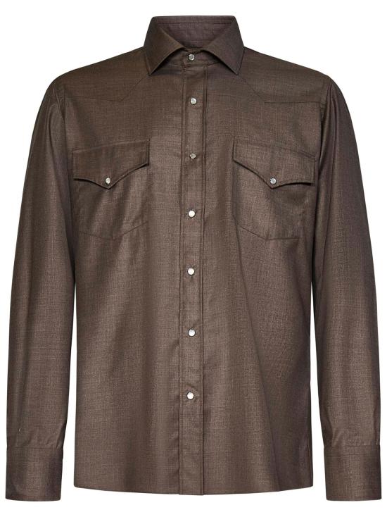 25FW 프랜지스 콜렉션 긴팔 셔츠 321850 FANGO BROWN