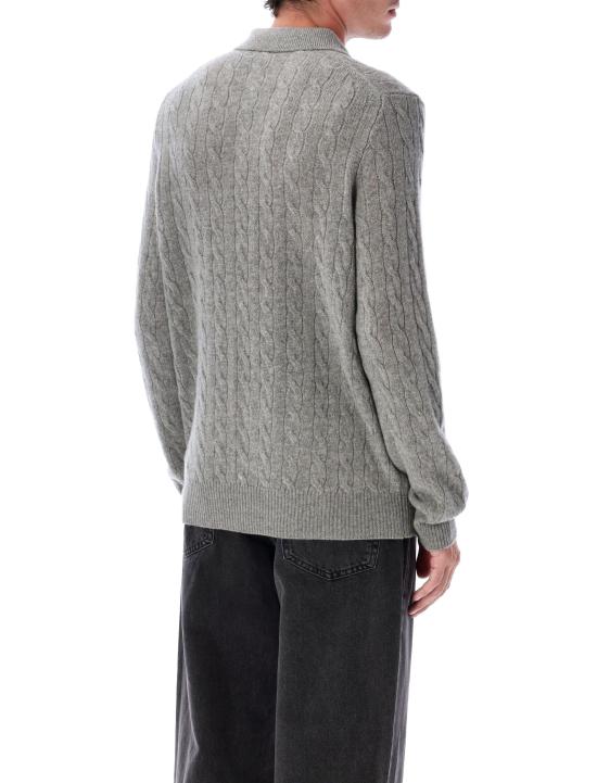 25FW 랄프 로렌 니트웨어 710974165 002 GREY HEATHER - RALPH LAUREN