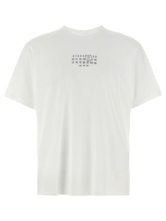 25FW MM6 메종마르지엘라 반팔 티셔츠 SH0GC0057S24312101 WHITE DOM