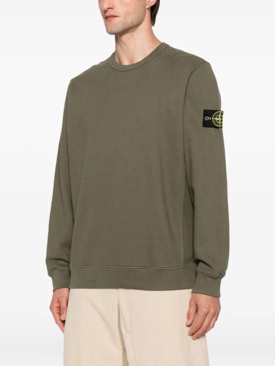 25FW 스톤 아일랜드 긴팔 티셔츠 K2S156100028S0A20V0054 MILITARY GREEN DOM - STONE ISLAND