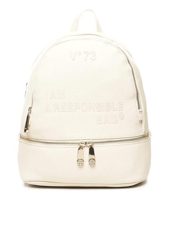 25FW 브이73 백팩 73BS8F305RESPONSIBILITYNOWOFFWHITE White