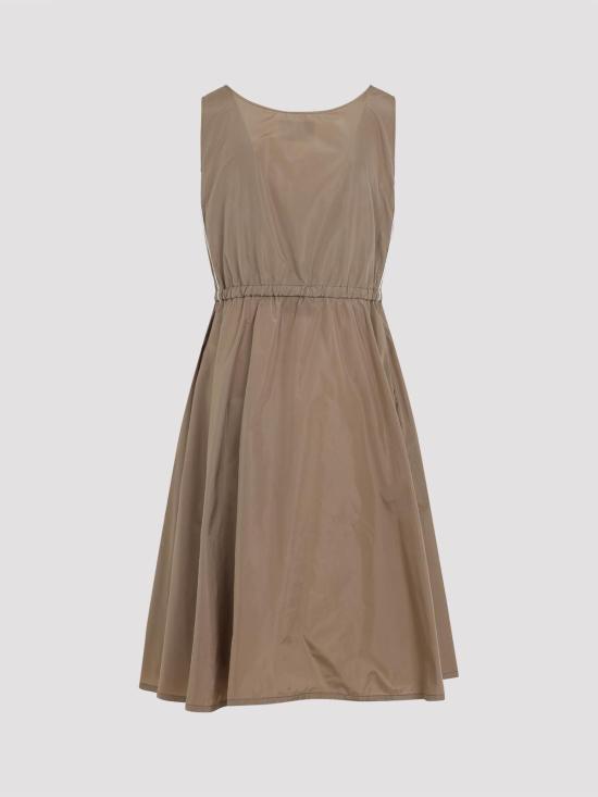 25FW 미우미우 미디 원피스 MF5873SOOO121GF0A68 Beige - MIU MIU