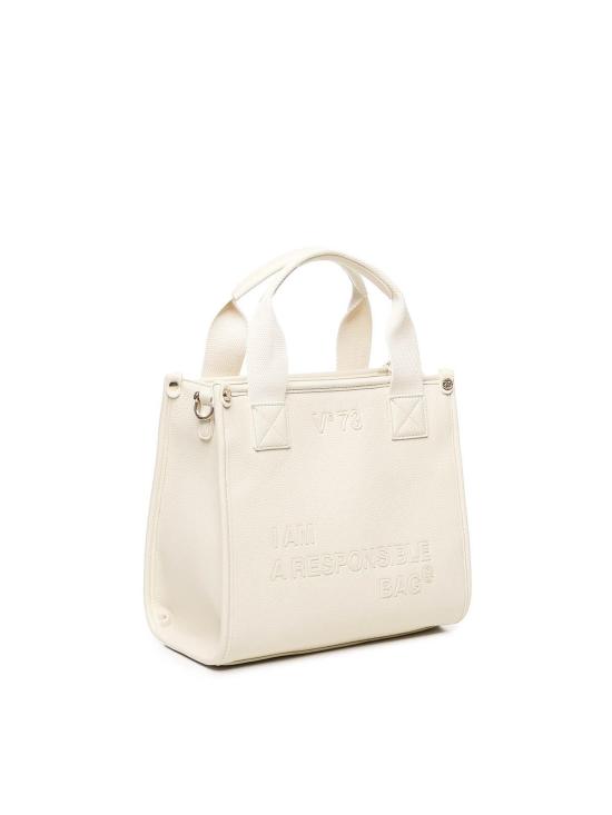 25FW 브이73 토트백 73BS8F301RESPONSIBILITYNOWOFFWHITE White - V73