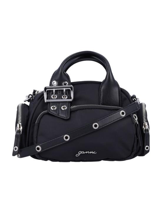 25FW 가니 토트백 A67385920 Black