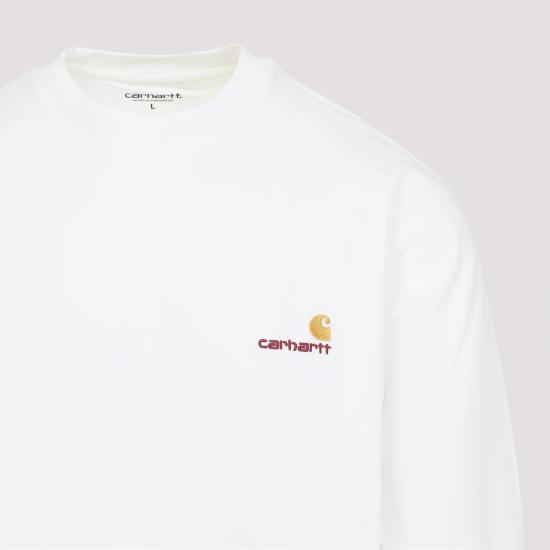 25FW 칼하트 WIP 아메리칸 스크립트 롱슬리브 티셔츠 I02995502XX WHITE - CARHARTT WIP