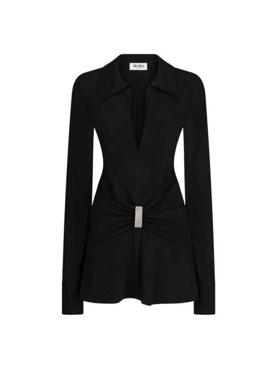 25FW 디 아티코 원피스 251WCA00449ACC001AA 100 BLACK