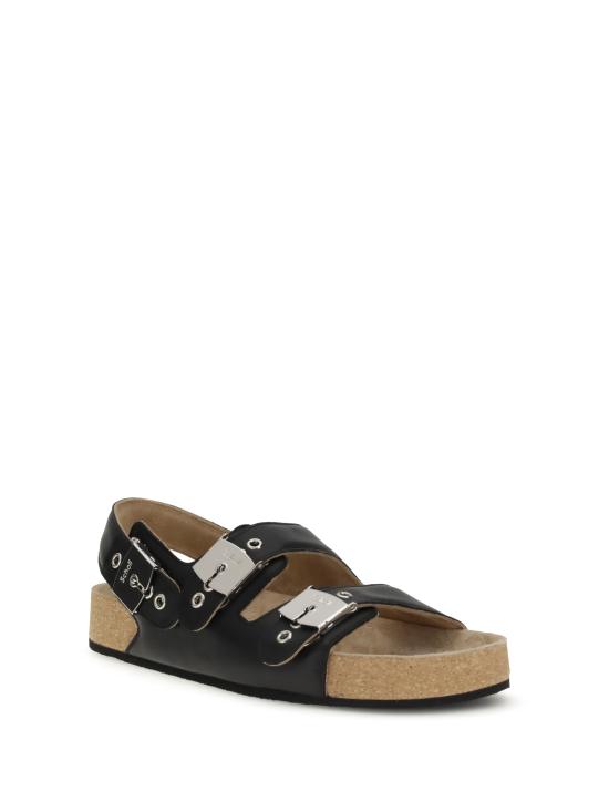 25FW 발렌시아가 샌들 840207WB2U1 1180 BLACK - BALENCIAGA