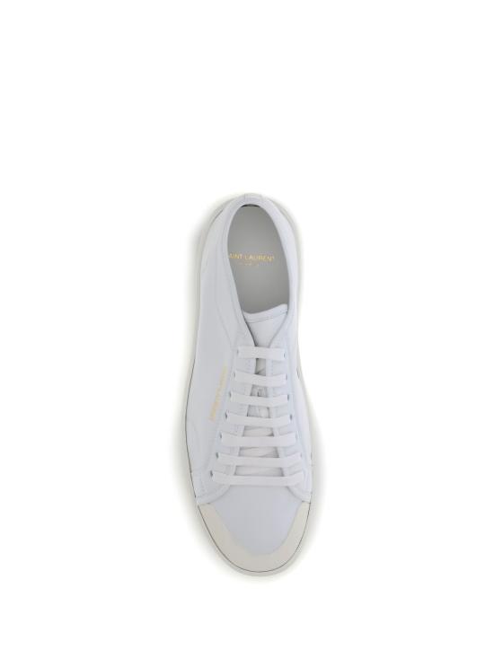26SS 생로랑 GYM 짐 스무스 레더 스니커즈 82008700N00 9030 WHITE - SAINT LAURENT