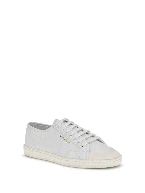 26SS 생로랑 GYM 짐 스무스 레더 스니커즈 82008700N00 9030 WHITE - SAINT LAURENT