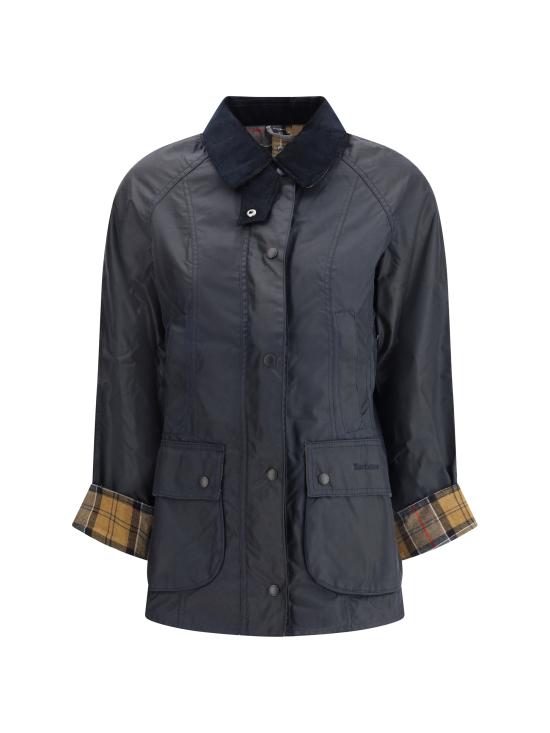 26FW 바버 비드넬 왁스 재킷 LWX0667 NY91 BLUE