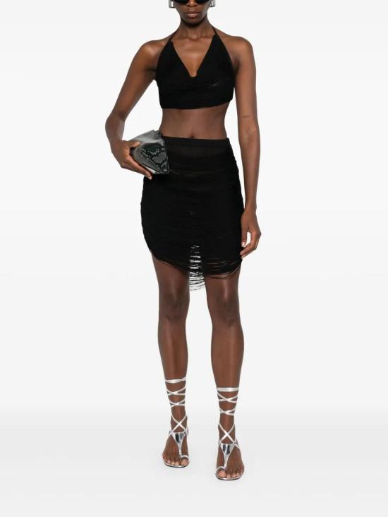 25FW 디 아티코 스커트 251WCS00286KVV016AA 100 BLACK - THE ATTICO