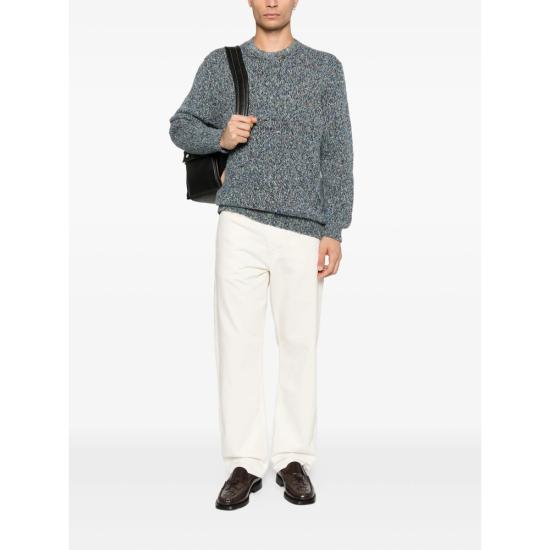 25FW Scaglione 스웨터 URW140 401 BLUE - SCAGLIONE