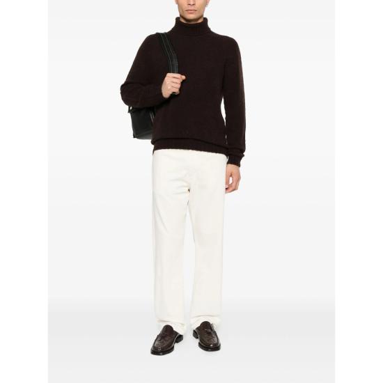 25FW Scaglione 터틀넥 UDB030 251 BROWN - SCAGLIONE