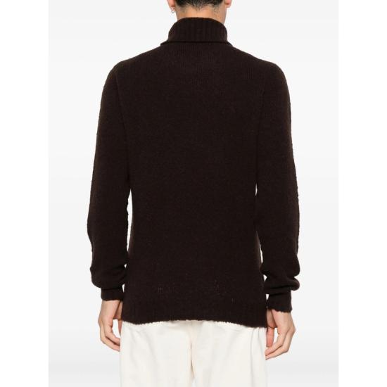 25FW Scaglione 터틀넥 UDB030 251 BROWN - SCAGLIONE
