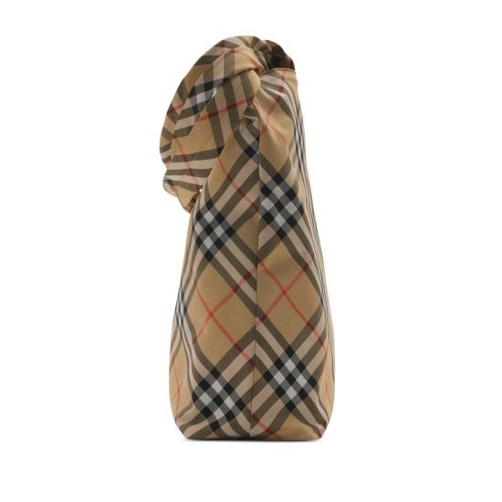 25FW 버버리 체크 토트백 8097716 ML CLASSIC A2021 BROWN BLACK - BURBERRY