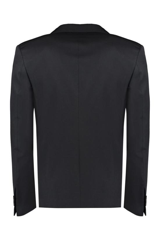 25SS 오프화이트 수트 자켓 OMEN063F23FAB001 1010 Black - OFF WHITE