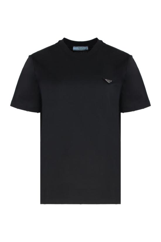 25FW 프라다 반팔 티셔츠 35838SOOO15ZG F0002 Black